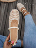New Hollow Lace Mesh Women's Flat Shoes, Fashion Mary Jane Ballet Shoes, Soft And Elegant, Breathable Slip-On Loafers For Daily Commute, Summer Mesh Shoes